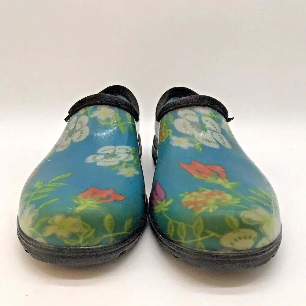 Sloggers floral blue
